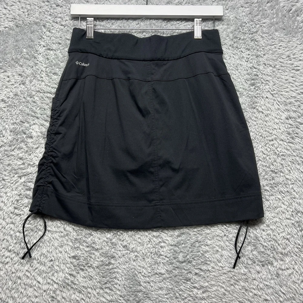 Columbia Skort Womens Small Black Omni Shield Advanced‎ Repellency Hiking Trails